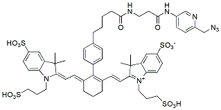 Molecular structure of the compound: Cy7 Picolyl Azide