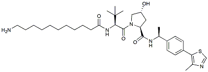 Molecular structure of the compound: (S,R,S)-AHPC-Me-C10-NH2, HCl salt