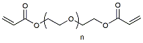 Molecular structure of the compound: Acrylate-PEG-acrylate, MW 5,000