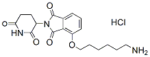 Molecular structure of the compound: Thalidomide-O-C6-Amine HCl