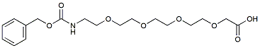 Molecular structure of the compound: CbzNH-PEG4-CH2COOH