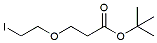 Molecular structure of the compound: tert-Butyl 3-(2-iodoethoxy)propanoate