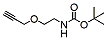 Molecular structure of the compound: t-Boc-N-Amido-PEG1-propargyl