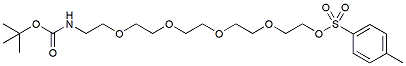 Molecular structure of the compound: t-Boc-N-Amido-PEG5-Tos