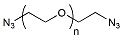 Molecular structure of the compound: Azide-PEG-Azide, MW 1,000