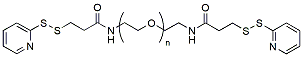 Molecular structure of the compound: PEG-bis-SPDP, MW 1,000