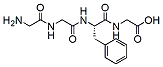 Molecular structure of the compound: Gly-Gly-Phe-Gly, TFA salt