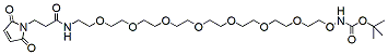 Molecular structure of the compound: t-Boc-Aminooxy-PEG7-Mal