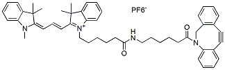 Molecular structure of the compound: Cy3 DBCO