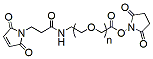 Molecular structure of the compound: Mal-PEG-SCM, MW 2,000