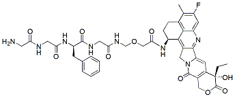 Molecular structure of the compound: GGFG-Dxd, HCOOH salt