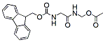 Molecular structure of the compound: [2-(Fmoc-amino)acetamido]methyl Acetate