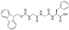 Molecular structure of the compound: Fmoc-Gly-Gly-L-Phe