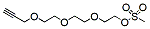 Molecular structure of the compound: Propargyl-PEG4-Ms