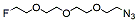 Molecular structure of the compound: Azido-PEG3-fluoride