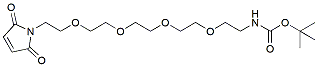 Molecular structure of the compound: Mal-PEG4-NH-Boc