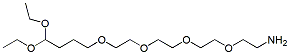 Molecular structure of the compound: Diethyl acetal-PEG4-amine