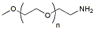 Molecular structure of the compound: m-PEG-NH2 HCl salt, MW 30,000