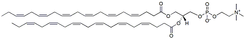 Molecular structure of the compound: 22:6 (Cis) PC (solution in chloroform)