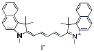 Molecular structure of the compound: Cy5.5 dimethyl