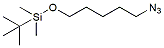 Molecular structure of the compound: [(5-Azidopentyl)oxy](tert-butyl)dimethylsilane