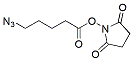 Molecular structure of the compound: 5-Azidopentanoic acid N-hydroxysuccinimide ester