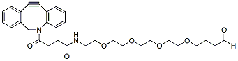 Molecular structure of the compound: DBCO-PEG4-Butyraldehyde