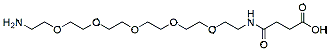 Molecular structure of the compound: Carboxy-Amido-PEG5-Amine