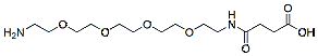 Molecular structure of the compound: Carboxy-Amido-PEG4-Amine