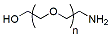 Molecular structure of the compound: HO-PEG-amine HCl salt, MW 2,000