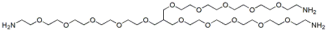 Molecular structure of the compound: 3-Arm PEG5-Amine