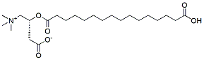Molecular structure of the compound: Hexadecanedioic Acid Mono-L-carnitine Ester Chloride