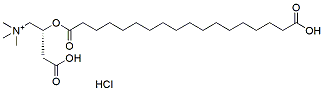 Molecular structure of the compound: Octadecanedioic Acid Mono-L-carnitine Ester Chloride