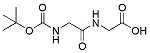 Molecular structure of the compound: Boc-Gly-Gly