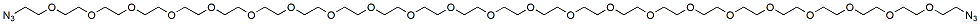 Molecular structure of the compound: Azido-PEG23-azide