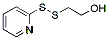 Molecular structure of the compound: 2-(Pyridin-2-yldisulfanyl)ethanol