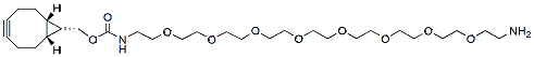 Molecular structure of the compound: endo-BCN-PEG8-amine