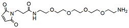 Molecular structure of the compound: Mal-amido-PEG4-amine TFA salt