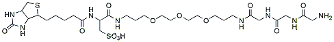 Molecular structure of the compound: Biotin Gly-Gly-Gly
