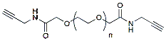 Molecular structure of the compound: bis-Propargyl-PEG, MW 5,000