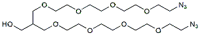 Molecular structure of the compound: 3-(PEG4-Azide)-2-((PEG4-Azide)methyl)propan-1-ol