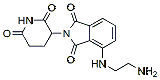 Molecular structure of the compound: Pomalidomide-C2-amine, HCl salt