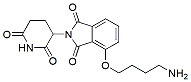 Molecular structure of the compound: Thalidomide-O-C4-NH2, HCl salt