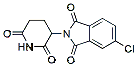Molecular structure of the compound: 5-Chloro-thalidomide