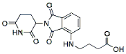Molecular structure of the compound: Pomalidomide-C3-acid