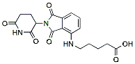 Molecular structure of the compound: Pomalidomide-C4-acid