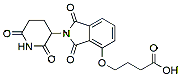 Molecular structure of the compound: Thalidomide-O-C3-acid