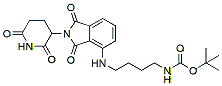 Molecular structure of the compound: Pomalidomide-C4-NH-Boc