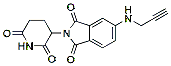 Molecular structure of the compound: Pomalidomide-5-C1-propargyl