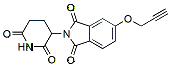Molecular structure of the compound: Thalidomide-5-O-propargyl